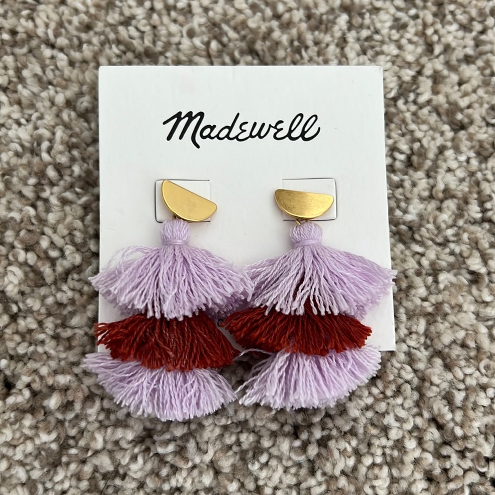 NWT Madewell Tassle Earrings